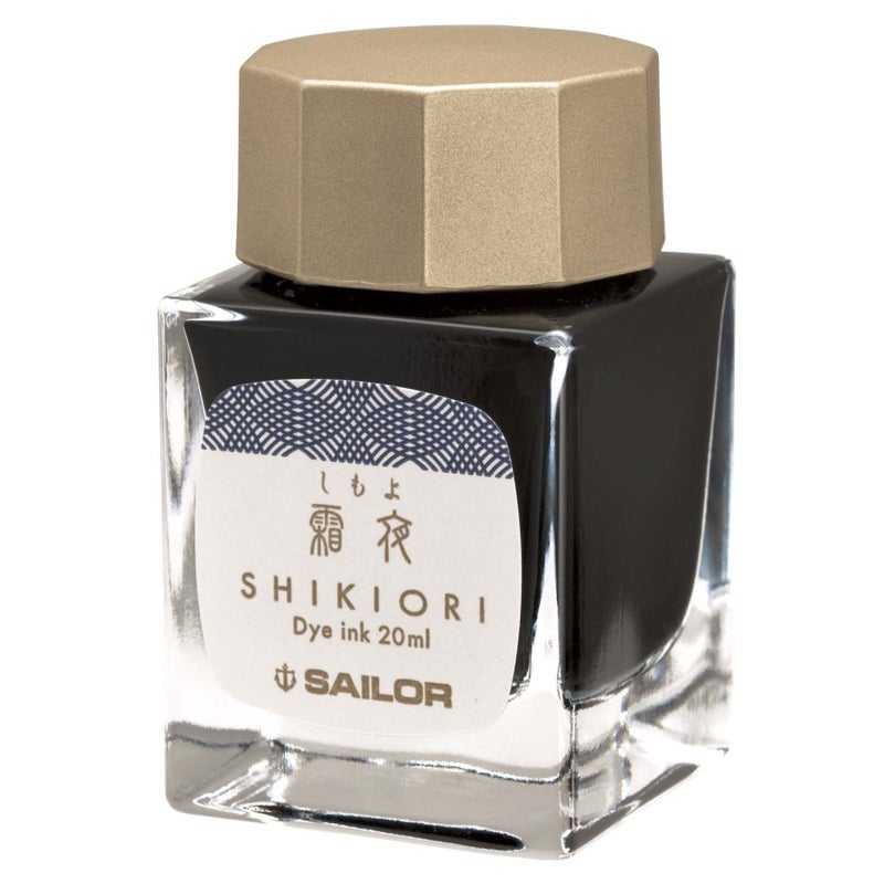 Sailor Fountain Pen, Bottled Ink, Four Seasons, Moonlit Water, Frosty Night, 13-1008-220 - Image 1
